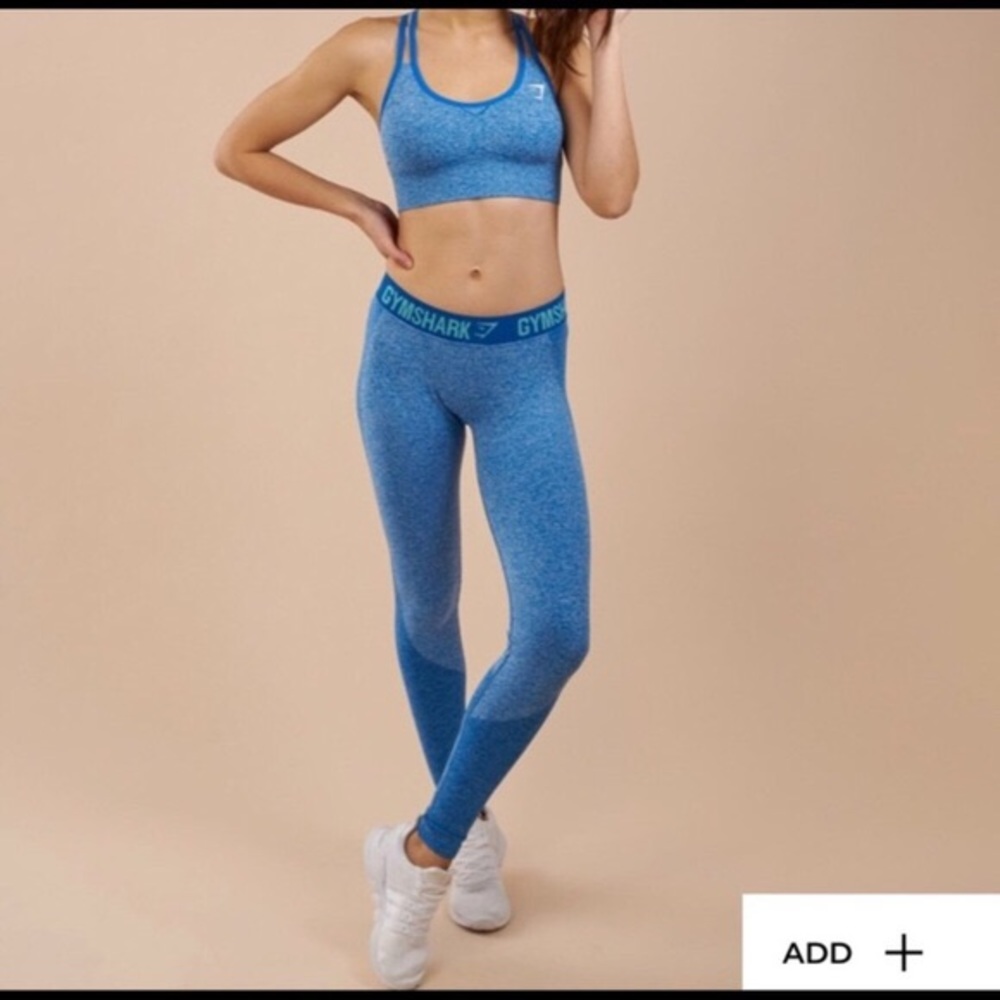 Gymshark blueberry marl Flex leggings
